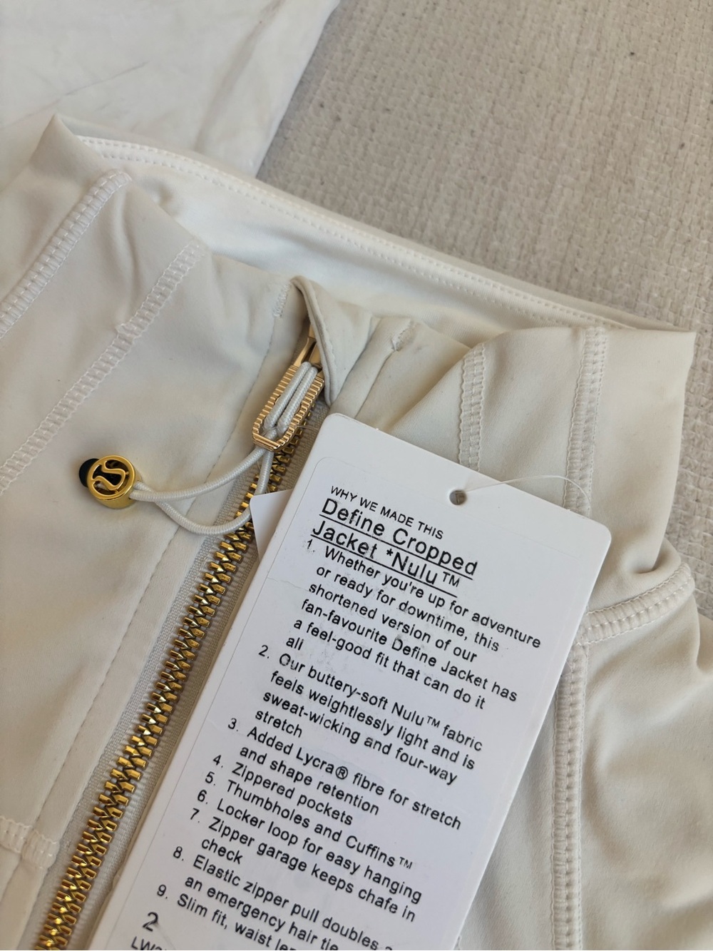 lululemon athletica Ivory defined Jacket cropped - Picture 5 of 6